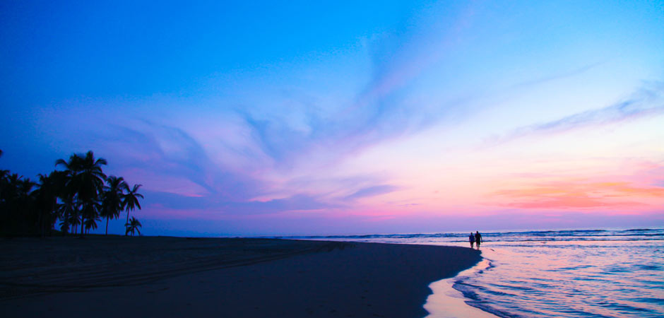 Atardecer en Playa Tortugas, Nayarit