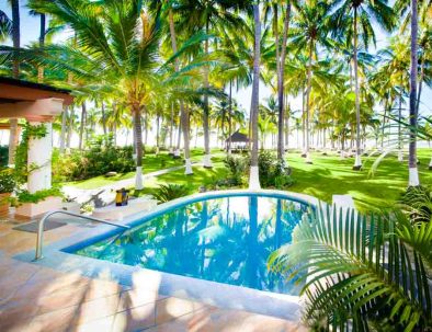 vacation rental private beachfront pool